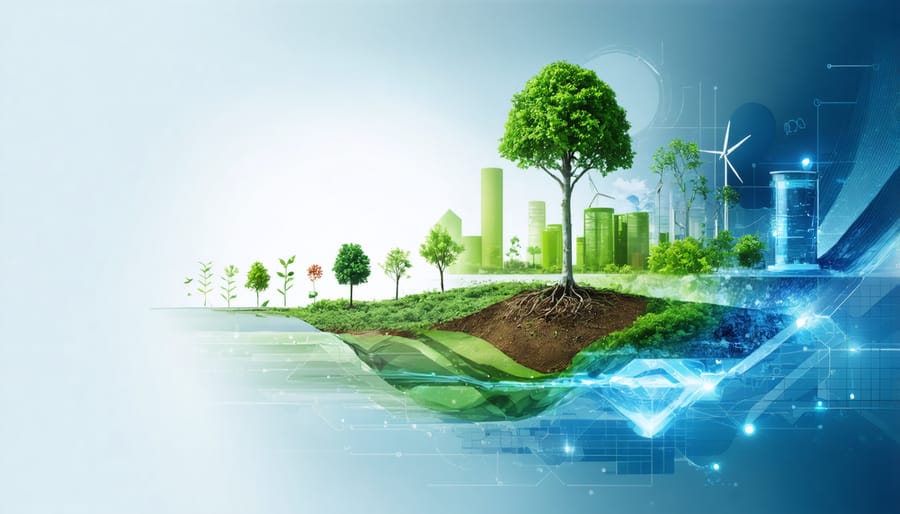 Representation of the ecological footprint of freeze-drying technology showing energy consumption and resource use